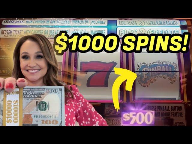 $1000/Spins on Old School Pinball in Las Vegas Celebrating 100,000 Subscribers!