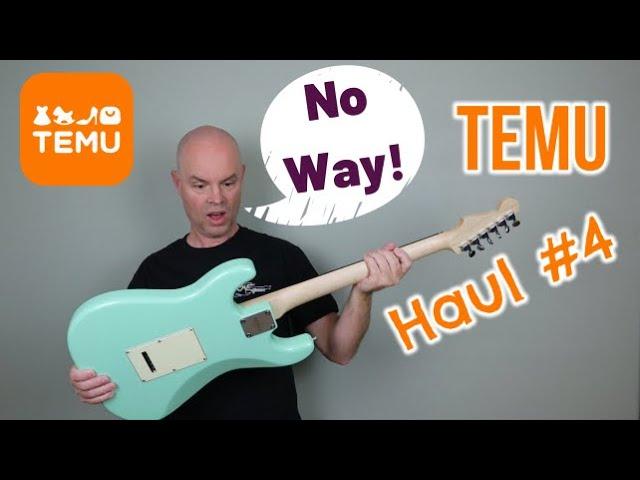 What's going on with this guitar from TEMU? It just blew my mind! Let's unpack TEMU Haul #4 #deals