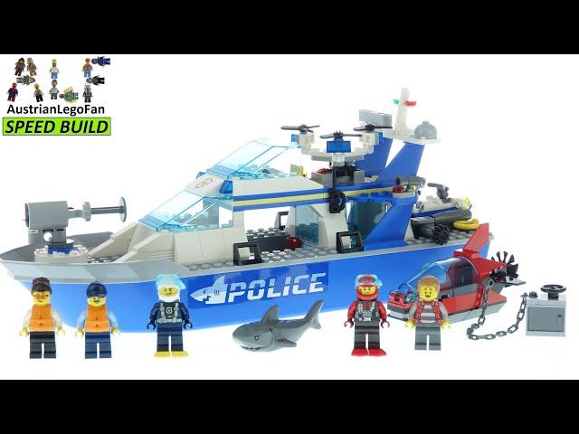 LEGO City 60277 Police Patrol Boat - Lego Speed Build Review