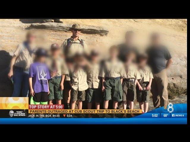 Parents outraged at Cub Scout trip to known nude beach in San Diego, CA.