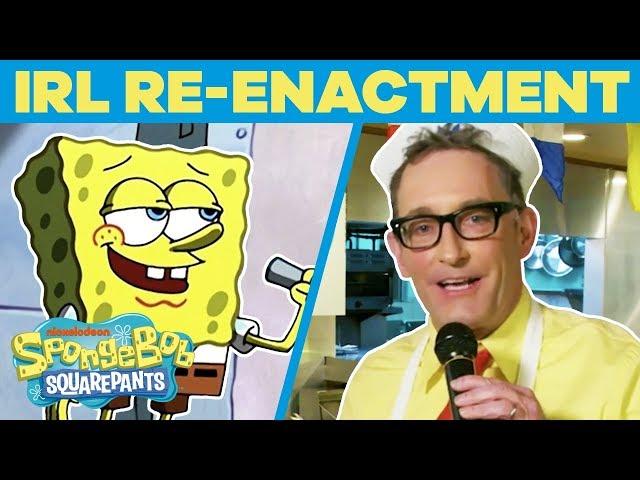 SpongeBob Cast Remake BEST Scenes EVER In REAL Life  Happy Birthday, SpongeBob | #TBT