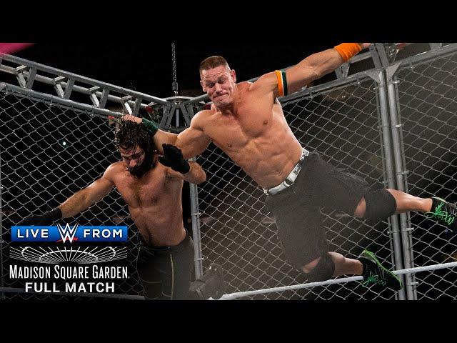 FULL MATCH - John Cena vs. Seth Rollins – U.S. Title Steel Cage Match: WWE Live from MSG