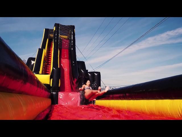 Splash into Summer: 33' The Slingshot Water Slide - Water Slides for Sale - Unleash Aquatic Thrills!