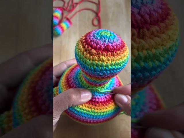 When a kid asks for a rainbow koala amigurumi, I take my job really seriously 