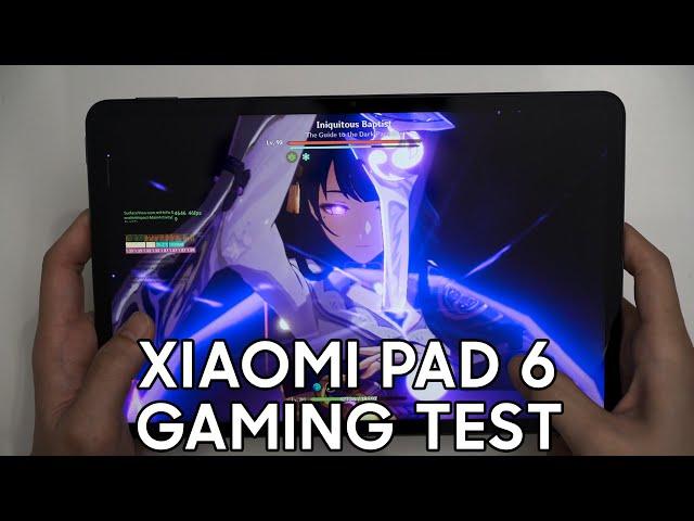 Gaming Test - Xiaomi Pad 6 with Snapdragon 870!