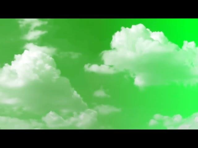 Clouds Green Screen 4K | Green Screen White Clouds | Waqas Tech