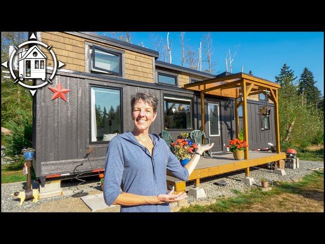 She downsized to a lux Tiny Home w/ land to redefine herself