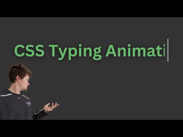 How to Create Typing Effect using CSS