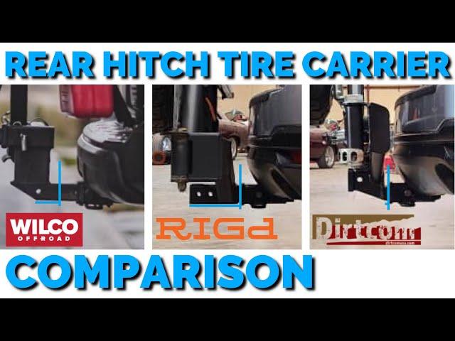 Comparison: Rear Hitch Tire Carriers (Wilco, RIGd, Dirt Complex)