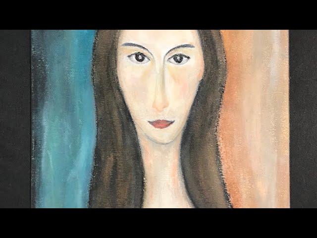 ‘Inspired By’ Week 2 - Portrait (Modigliani Portrait of Jeanne Hebuterne)