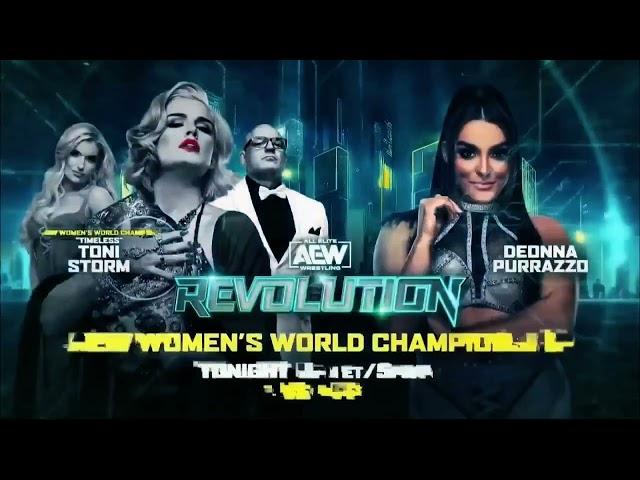 AEW Revolution 2024 Match Card