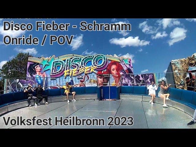 Disco Fieber - Schramm ( Onride / POV ) [ Volksfest Heilbronn 2023 ]