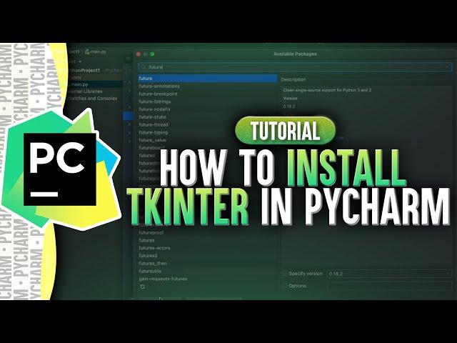 How To Install Tkinter In PyCharm | Learn Tkinter Course