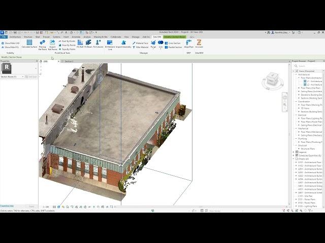 Tool for Creating Roof from the Point Cloud in Revit