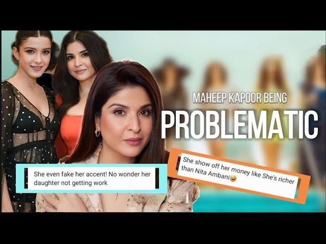 Maheep Kapoor being MEAN & HYPOCRITE? | Fake accent | Why is she JUSTIFYING CHEATING !?