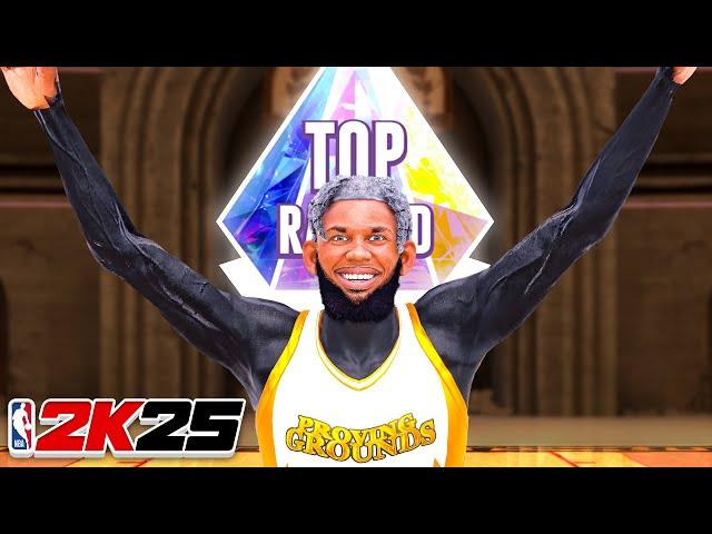 I HIT THE TOP RANK ON NBA 2K25! (PROVING GROUNDS)