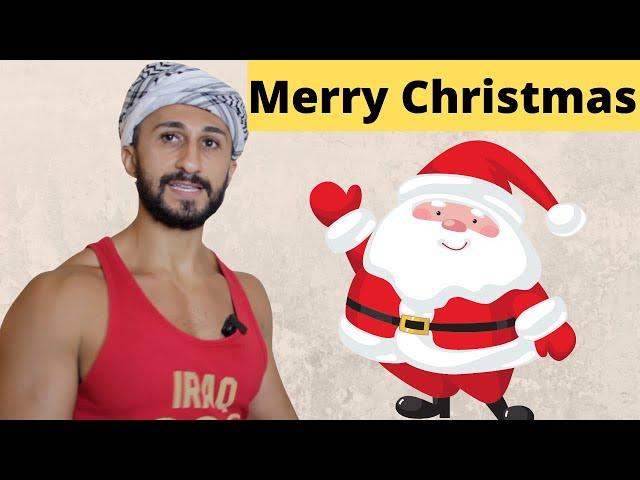 Merry Christmas, Greetings in Arabic Iraqi Dialect