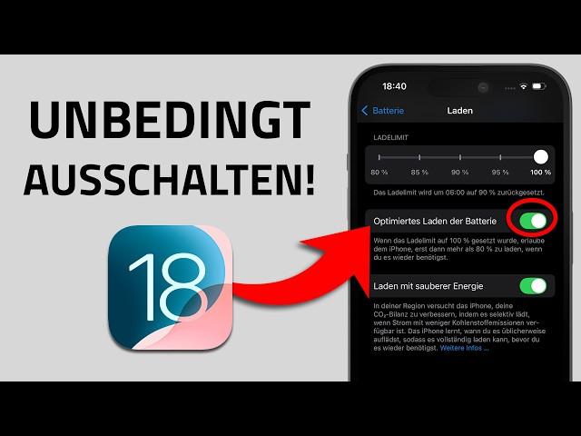 iOS 18 Einstellungen, die du SOFORT abschalten solltest