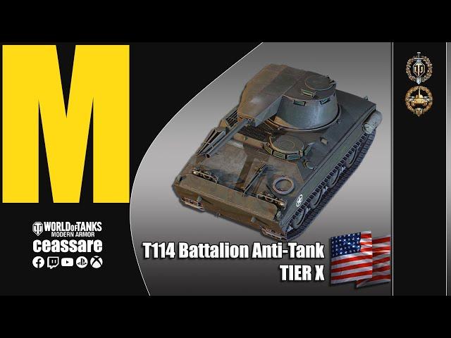 T114 Battalion Anti-Tank / WoT Console / PS5 / Xbox Series X / 1080p60 HDR