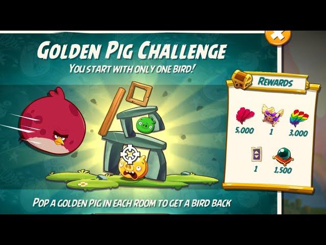 Angry birds 2 the golden pig challenge 13 nov 2023 with Terence #ab2 golden pig challenge today