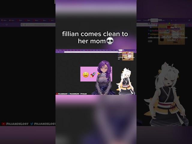 Coming clean #filian #filianvtuber #twitchfails #twitch #vtuber #vtubers #fyp #shorts