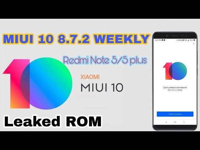 MIUI 10 first Closed Alpha build for Redmi Note 5/5 plus. | MIUI 10 | VINCE | CHINA Rom |