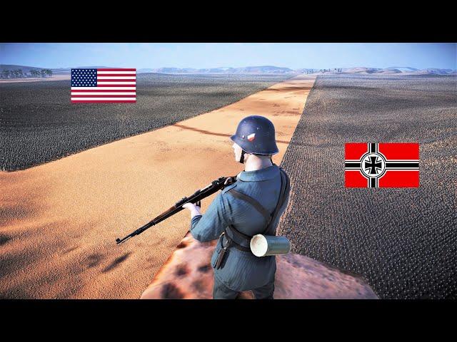 1 MILLION GERMAN SOLDIERS  vs  1 MILLION US SOLDIERS  - Ultimate Epic Battle Simulator 2