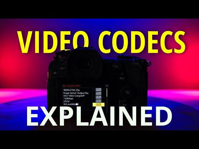 VIDEO CODECS explained! (with GH6, G9 examples)