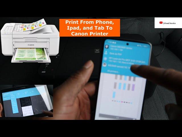 How To Print From Android Phone, iPad, and Samsung Tablet To Canon Printer?