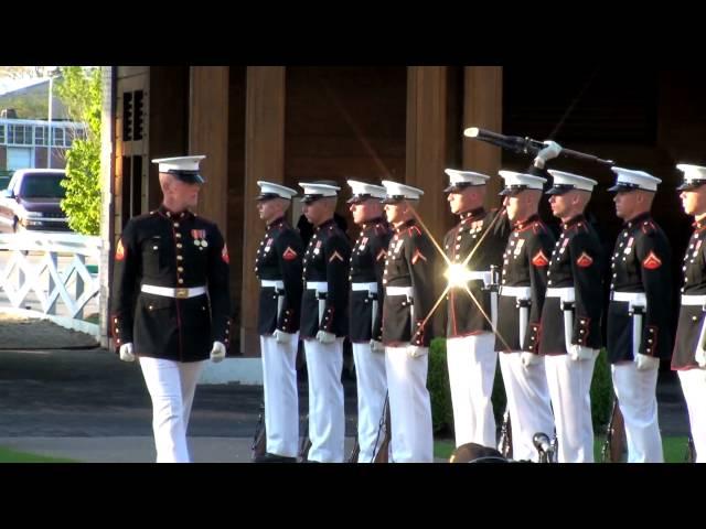 Silent Drill Platoon Throw and Catch HD