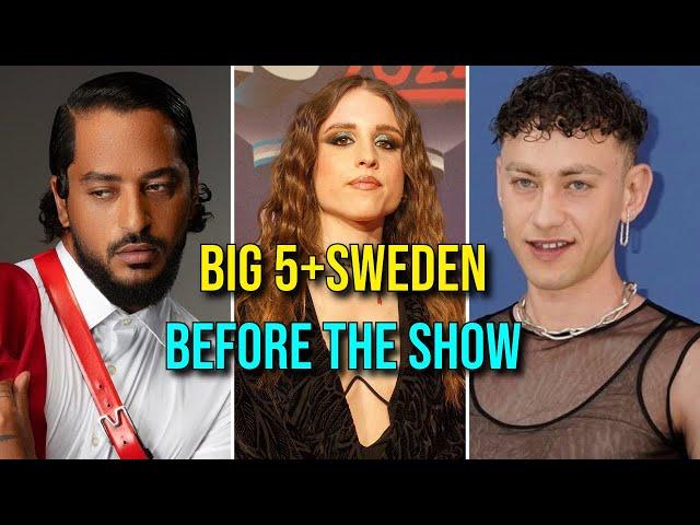 BIG 5+SWEDEN RANKING - Eurovision 2024 #eurovision