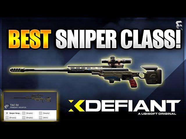 THE BEST SNIPER "TAC-50" CLASS in XDEFIANT! (Best TAC-50 Class Setup) - XDefiant