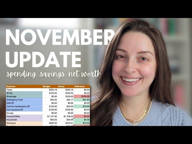 November 2024 Finance Update | Black Friday Shopping ️ All Time High Net Worth!