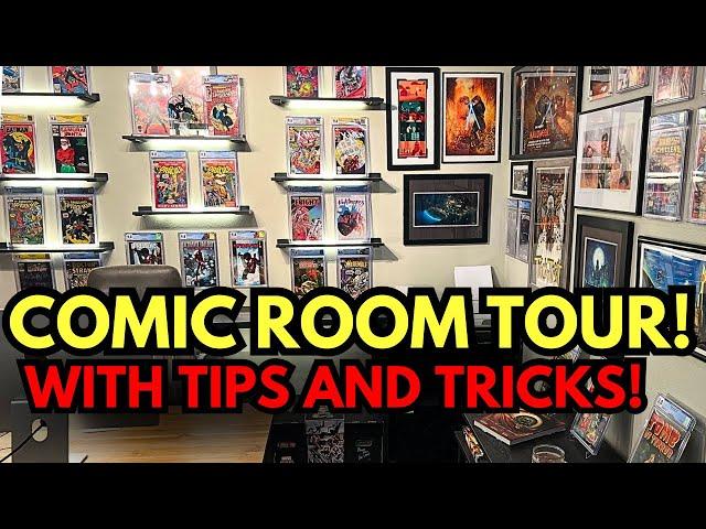 2024 COMIC ROOM TOUR - TRICKS of the CAVE!