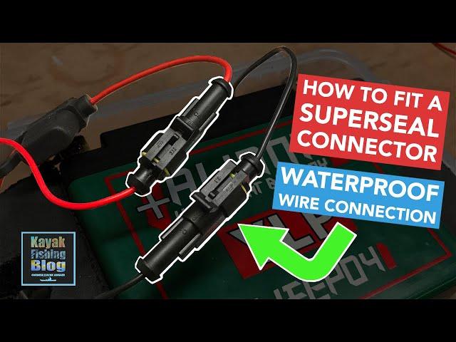 How To Fit A SUPER SEAL Waterproof Wire Connector - Easy Step-by-Step Assembly Guide!