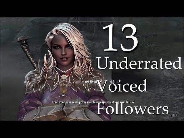 Top 13 Skyrim Underrated Voiced Followers