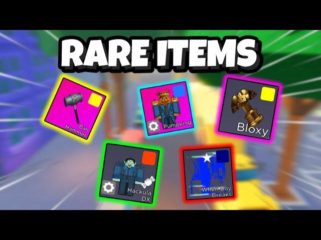 Every *RARE ITEM* I OWN in Roblox Arsenal.. (Roblox Arsenal)