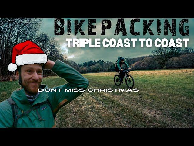 BIKEPACKING - 500+ mile triple cost to coast - DON'T MISS Christmas challenge (FAIL)