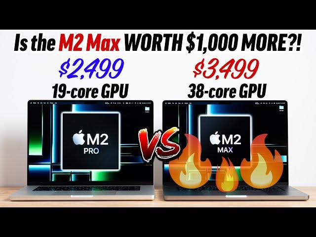 M2 Pro vs M2 Max MacBook Pro - ULTIMATE Throttling Test!