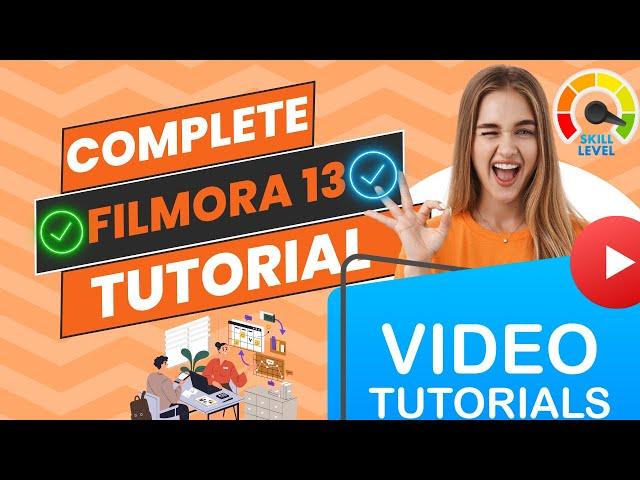 Complete Filmora 13 Tutorial  Filmora 13 Tutorial For Beginners 2024