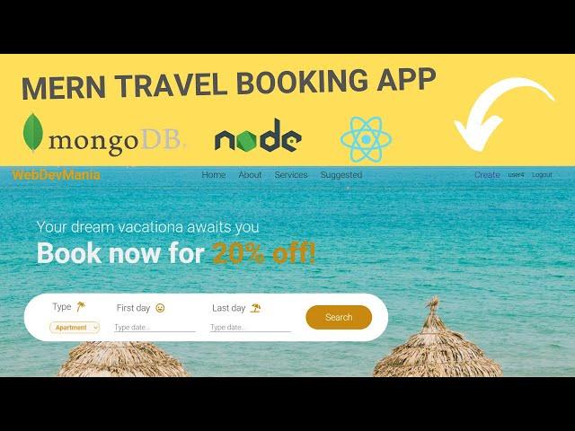 Complete React Travel Booking MERN Website With Redux, JWT, Auth,  Mongoose & others...