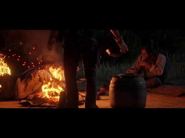 Uncle Sets Himself On Fire - Red Dead Redemption 2 Glitch [Mission: A New Jerusalem]