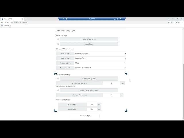 Understanding Automate™ VX Software: Settings Menus