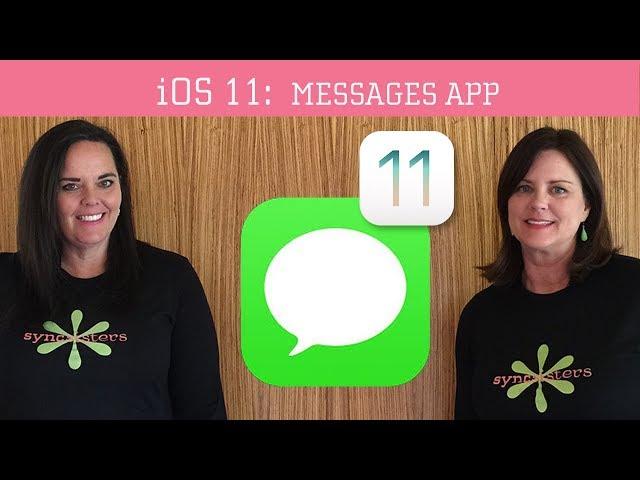 iOS 11 - Messages App