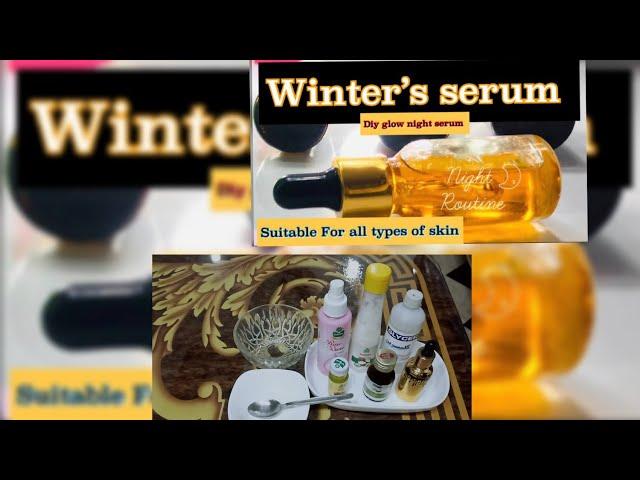 Glowing winter serum best for #dull #damage skin