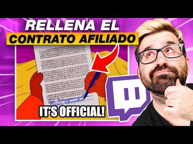  COMO RELLENAR FORMULARIO AFILIADO TWITCH 2021  Como ser afiliado en twitch 2021