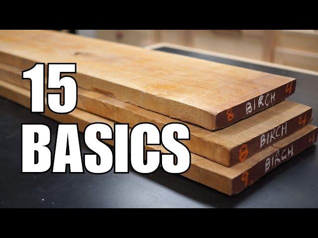 15 woodworking basics you should know