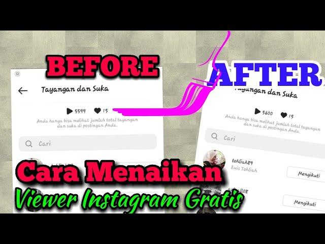 CARA MENAMBAH VIEWER INSTAGRAM TANPA APLIKASI