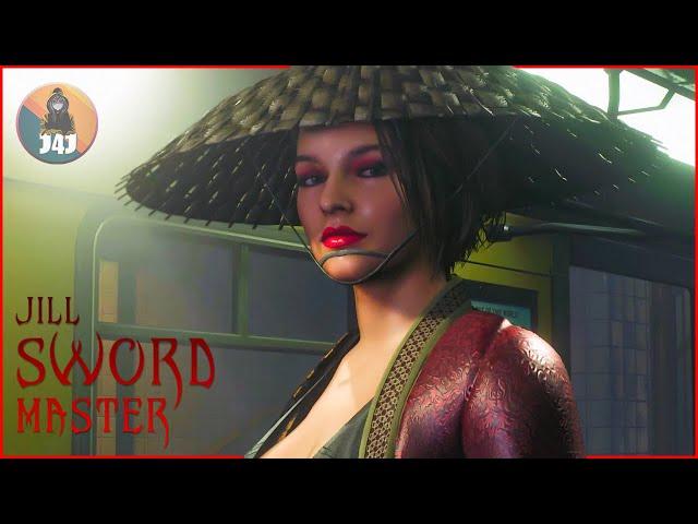 Jill Valentine as Sword Master | Resident Evil 3 Remake Mod Showcase & Gameplay PC