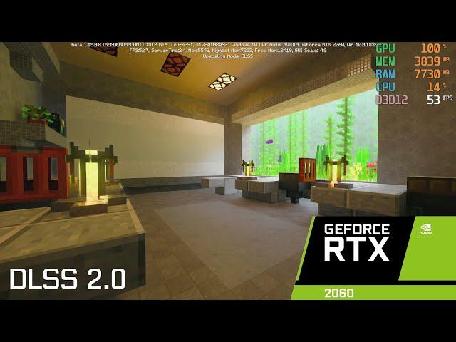 Minecraft RTX - ON/OFF Graphics Comparison & Benchmark [RTX 2060 6GB]